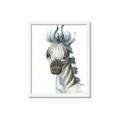 Picture of Nursery Zebra _GroupedProduct_Rectangle_Portrait_Mini_ _GroupedProduct_Rectangle_Portrait_Framed_Matted_