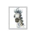 Picture of Nursery Zebra _GroupedProduct_Rectangle_Portrait_Mini_ _GroupedProduct_Rectangle_Portrait_Framed_Matted_