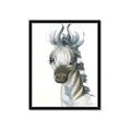 Picture of Nursery Zebra _GroupedProduct_Rectangle_Portrait_Mini_ _GroupedProduct_Rectangle_Portrait_Framed_Matted_
