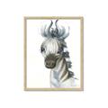 Picture of Nursery Zebra _GroupedProduct_Rectangle_Portrait_Mini_ _GroupedProduct_Rectangle_Portrait_Framed_Matted_