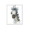 Picture of Nursery Zebra _GroupedProduct_Rectangle_Portrait_Mini_ _GroupedProduct_Rectangle_Portrait_Framed_Matted_