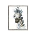 Picture of Nursery Zebra _GroupedProduct_Rectangle_Portrait_Mini_ _GroupedProduct_Rectangle_Portrait_Framed_Matted_