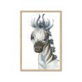 Picture of Nursery Zebra _GroupedProduct_Rectangle_Portrait_Mini_ _GroupedProduct_Rectangle_Portrait_Framed_Matted_