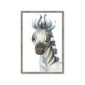 Picture of Nursery Zebra _GroupedProduct_Rectangle_Portrait_Mini_ _GroupedProduct_Rectangle_Portrait_Framed_Matted_