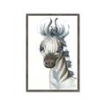 Picture of Nursery Zebra _GroupedProduct_Rectangle_Portrait_Mini_ _GroupedProduct_Rectangle_Portrait_Framed_Matted_