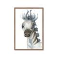 Picture of Nursery Zebra _GroupedProduct_Rectangle_Portrait_Mini_ _GroupedProduct_Rectangle_Portrait_Framed_Matted_
