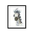 Picture of Nursery Zebra _GroupedProduct_Rectangle_Portrait_Mini_ _GroupedProduct_Rectangle_Portrait_Framed_Matted_