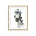 Picture of Nursery Zebra _GroupedProduct_Rectangle_Portrait_Mini_ _GroupedProduct_Rectangle_Portrait_Framed_Matted_