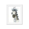 Picture of Nursery Zebra _GroupedProduct_Rectangle_Portrait_Mini_ _GroupedProduct_Rectangle_Portrait_Framed_Matted_