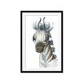 Picture of Nursery Zebra _GroupedProduct_Rectangle_Portrait_Mini_ _GroupedProduct_Rectangle_Portrait_Framed_Matted_