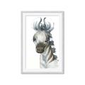 Picture of Nursery Zebra _GroupedProduct_Rectangle_Portrait_Mini_ _GroupedProduct_Rectangle_Portrait_Framed_Matted_