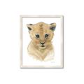 Picture of Lexie Lion _GroupedProduct_Rectangle_Portrait_Mini_ _GroupedProduct_Rectangle_Portrait_Framed_Matted_