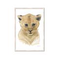 Picture of Lexie Lion _GroupedProduct_Rectangle_Portrait_Mini_ _GroupedProduct_Rectangle_Portrait_Framed_Matted_