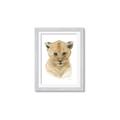 Picture of Lexie Lion _GroupedProduct_Rectangle_Portrait_Mini_ _GroupedProduct_Rectangle_Portrait_Framed_Matted_