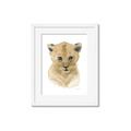Picture of Lexie Lion _GroupedProduct_Rectangle_Portrait_Mini_ _GroupedProduct_Rectangle_Portrait_Framed_Matted_