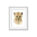 Picture of Lexie Lion _GroupedProduct_Rectangle_Portrait_Mini_ _GroupedProduct_Rectangle_Portrait_Framed_Matted_