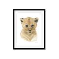 Picture of Lexie Lion _GroupedProduct_Rectangle_Portrait_Mini_ _GroupedProduct_Rectangle_Portrait_Framed_Matted_