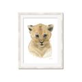 Picture of Lexie Lion _GroupedProduct_Rectangle_Portrait_Mini_ _GroupedProduct_Rectangle_Portrait_Framed_Matted_