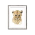 Picture of Lexie Lion _GroupedProduct_Rectangle_Portrait_Mini_ _GroupedProduct_Rectangle_Portrait_Framed_Matted_