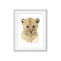 Picture of Lexie Lion _GroupedProduct_Rectangle_Portrait_Mini_ _GroupedProduct_Rectangle_Portrait_Framed_Matted_