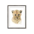 Picture of Lexie Lion _GroupedProduct_Rectangle_Portrait_Mini_ _GroupedProduct_Rectangle_Portrait_Framed_Matted_