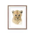 Picture of Lexie Lion _GroupedProduct_Rectangle_Portrait_Mini_ _GroupedProduct_Rectangle_Portrait_Framed_Matted_