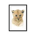 Picture of Lexie Lion _GroupedProduct_Rectangle_Portrait_Mini_ _GroupedProduct_Rectangle_Portrait_Framed_Matted_