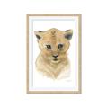 Picture of Lexie Lion _GroupedProduct_Rectangle_Portrait_Mini_ _GroupedProduct_Rectangle_Portrait_Framed_Matted_