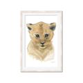 Picture of Lexie Lion _GroupedProduct_Rectangle_Portrait_Mini_ _GroupedProduct_Rectangle_Portrait_Framed_Matted_