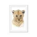 Picture of Lexie Lion _GroupedProduct_Rectangle_Portrait_Mini_ _GroupedProduct_Rectangle_Portrait_Framed_Matted_