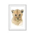 Picture of Lexie Lion _GroupedProduct_Rectangle_Portrait_Mini_ _GroupedProduct_Rectangle_Portrait_Framed_Matted_