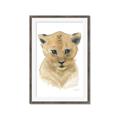 Picture of Lexie Lion _GroupedProduct_Rectangle_Portrait_Mini_ _GroupedProduct_Rectangle_Portrait_Framed_Matted_