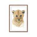 Picture of Lexie Lion _GroupedProduct_Rectangle_Portrait_Mini_ _GroupedProduct_Rectangle_Portrait_Framed_Matted_