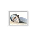Picture of Sleeping Monkey _GroupedProduct_Rectangle_Landscape_Mini_ _GroupedProduct_Rectangle_Landscape_Framed_Matted_
