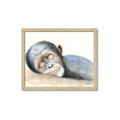 Picture of Sleeping Monkey _GroupedProduct_Rectangle_Landscape_Mini_ _GroupedProduct_Rectangle_Landscape_Framed_Matted_