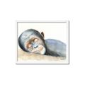 Picture of Sleeping Monkey _GroupedProduct_Rectangle_Landscape_Mini_ _GroupedProduct_Rectangle_Landscape_Framed_Matted_
