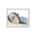 Picture of Sleeping Monkey _GroupedProduct_Rectangle_Landscape_Mini_ _GroupedProduct_Rectangle_Landscape_Framed_Matted_