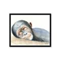 Picture of Sleeping Monkey _GroupedProduct_Rectangle_Landscape_Mini_ _GroupedProduct_Rectangle_Landscape_Framed_Matted_