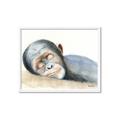 Picture of Sleeping Monkey _GroupedProduct_Rectangle_Landscape_Mini_ _GroupedProduct_Rectangle_Landscape_Framed_Matted_