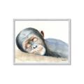 Picture of Sleeping Monkey _GroupedProduct_Rectangle_Landscape_Mini_ _GroupedProduct_Rectangle_Landscape_Framed_Matted_