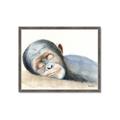 Picture of Sleeping Monkey _GroupedProduct_Rectangle_Landscape_Mini_ _GroupedProduct_Rectangle_Landscape_Framed_Matted_