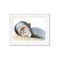 Picture of Sleeping Monkey _GroupedProduct_Rectangle_Landscape_Mini_ _GroupedProduct_Rectangle_Landscape_Framed_Matted_