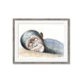 Picture of Sleeping Monkey _GroupedProduct_Rectangle_Landscape_Mini_ _GroupedProduct_Rectangle_Landscape_Framed_Matted_