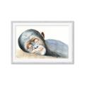 Picture of Sleeping Monkey _GroupedProduct_Rectangle_Landscape_Mini_ _GroupedProduct_Rectangle_Landscape_Framed_Matted_