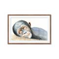 Picture of Sleeping Monkey _GroupedProduct_Rectangle_Landscape_Mini_ _GroupedProduct_Rectangle_Landscape_Framed_Matted_