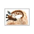 Picture of Sleeping Giraffe _GroupedProduct_Rectangle_Landscape_Mini_ _GroupedProduct_Rectangle_Landscape_Framed_Matted_