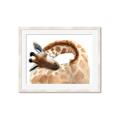 Picture of Sleeping Giraffe _GroupedProduct_Rectangle_Landscape_Mini_ _GroupedProduct_Rectangle_Landscape_Framed_Matted_