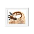 Picture of Sleeping Giraffe _GroupedProduct_Rectangle_Landscape_Mini_ _GroupedProduct_Rectangle_Landscape_Framed_Matted_