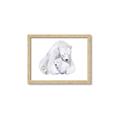 Picture of Polar Bear Mom and Baby _GroupedProduct_Rectangle_Landscape_Mini_ _GroupedProduct_Rectangle_Landscape_Framed_Matted_