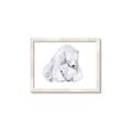 Picture of Polar Bear Mom and Baby _GroupedProduct_Rectangle_Landscape_Mini_ _GroupedProduct_Rectangle_Landscape_Framed_Matted_